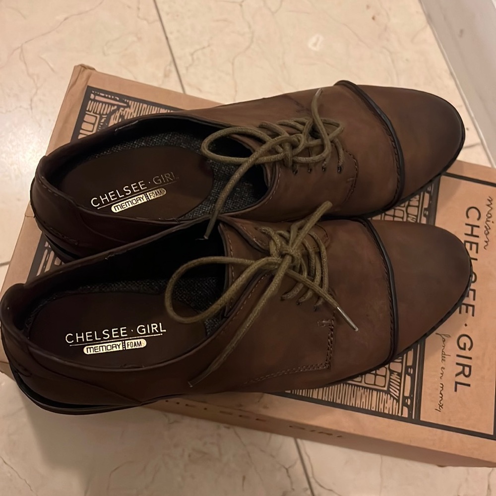 Chelsee girl brown shoes
